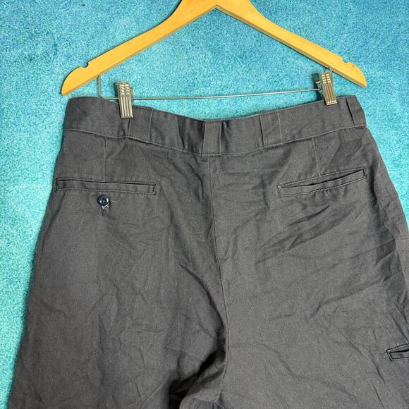 Dickies Utility Work Shorts Mens 36 Navy Blue Loose Fit 34x12 Made Nicaragua - Picture 8 of 14